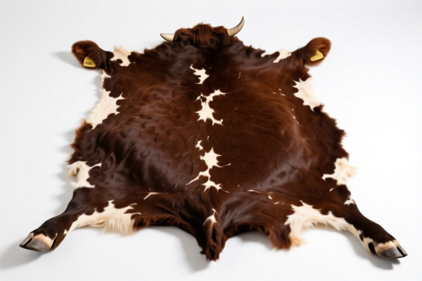 Raw bovine hides preserved in other ways