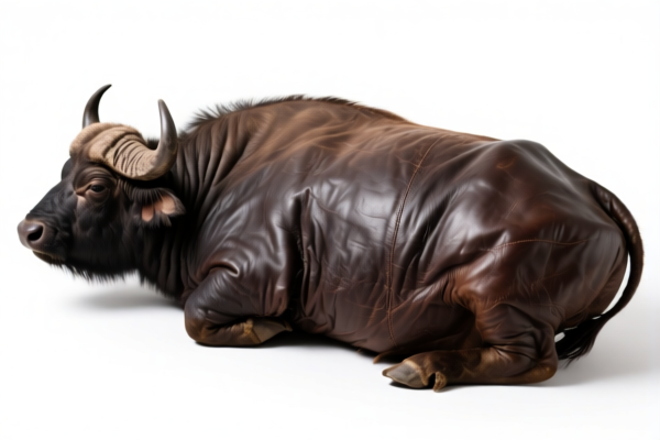 Image for Raw buffalo butt leather