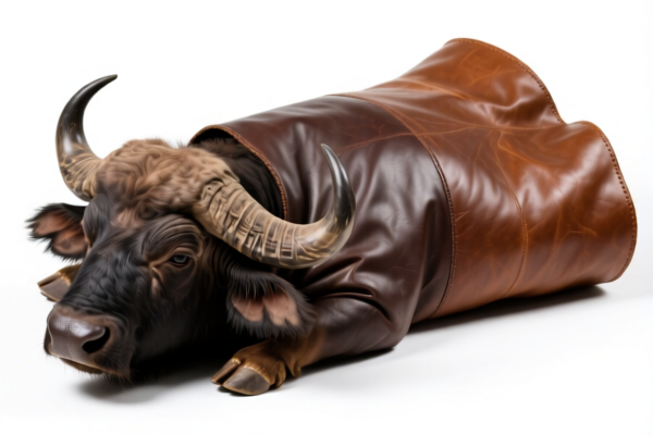 Image for Raw buffalo butt leather