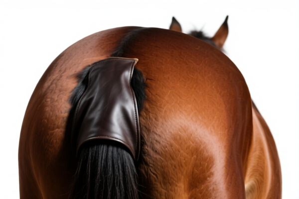 Raw equine butt leather