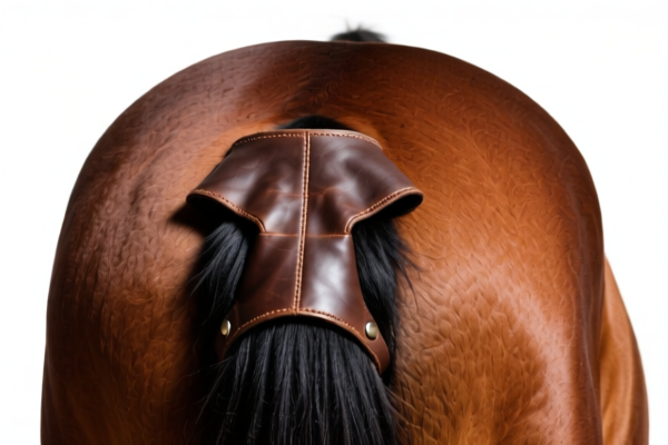 Raw equine butt leather