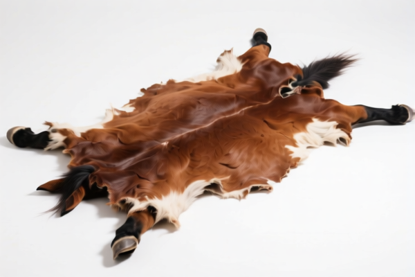 Raw equine hides (untanned)