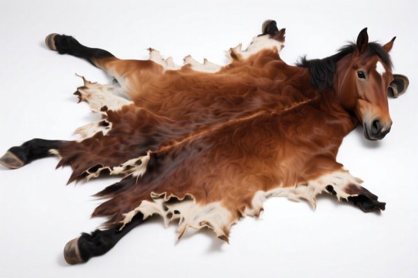 Raw equine hides (untanned)