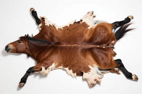 Raw equine hides (untanned)