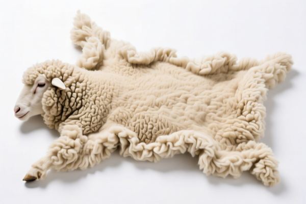 Raw Sheepskins with Wool (Untanned, Industrial Grade)