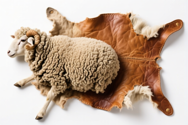 Dried Sheepskins (With Wool, Vegetable Tanned)