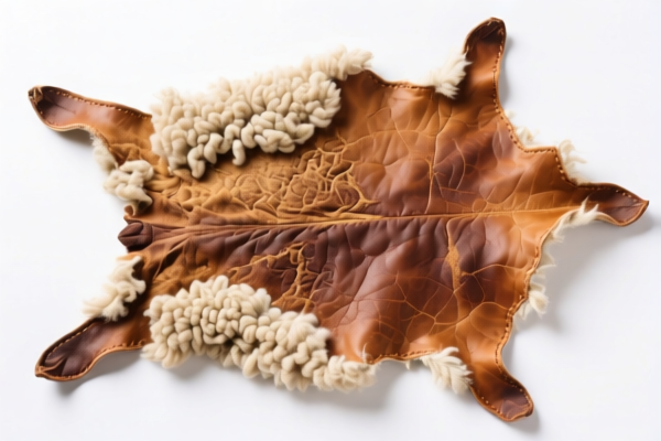 Dried Sheepskins (With Wool, Vegetable Tanned)