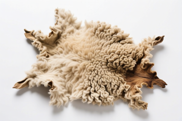 Dried Sheepskins with Wool