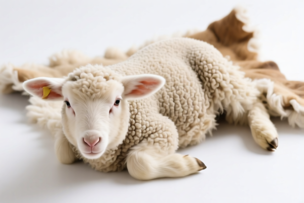 Fresh Lambskins with Wool for Leather Processing