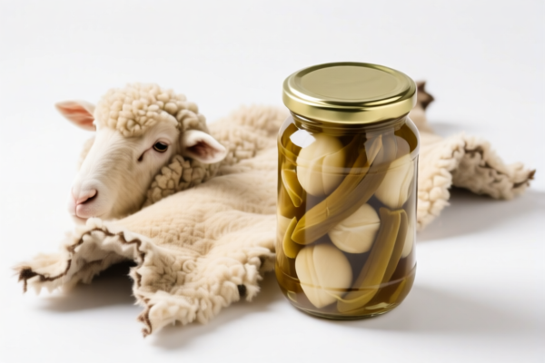 Pickled Sheepskins with Wool