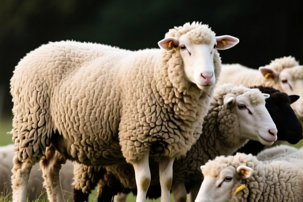 Raw Sheepskins with Wool