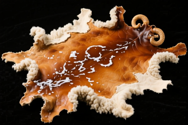 Salted Lambskins with Wool for Leather Processing