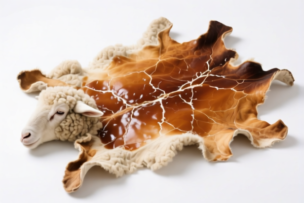 Salted Lambskins with Wool