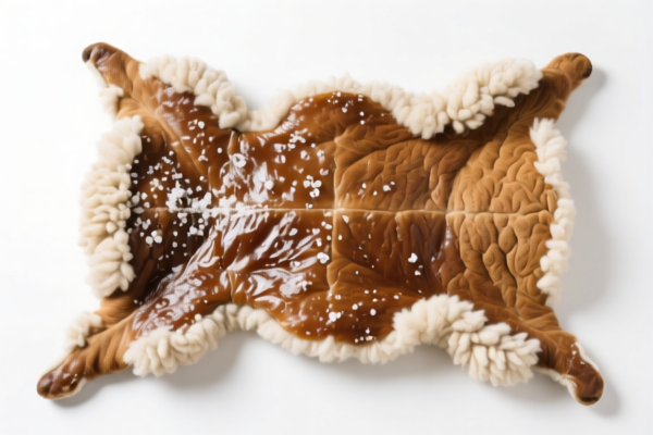 Salted Sheepskins with Wool