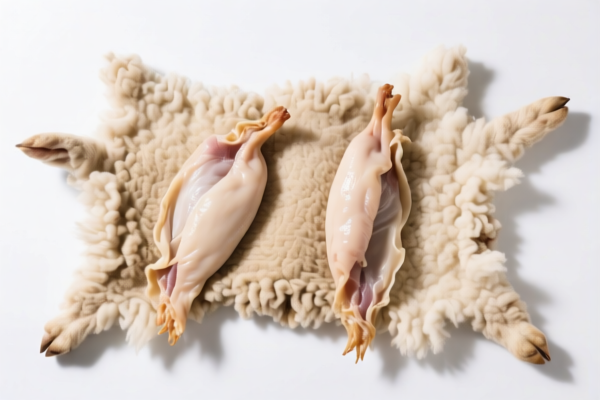 Raw Sheepskins (Unshorn)