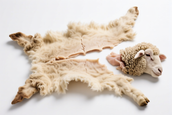 Raw Sheepskins, Fresh, Not Split