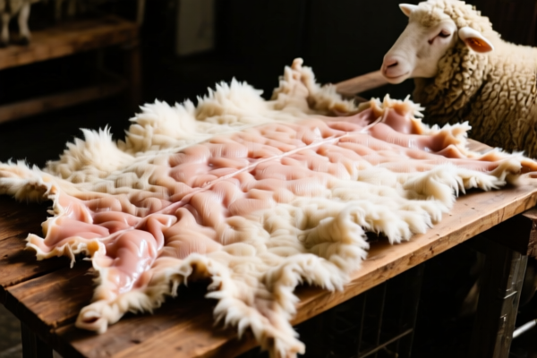 Raw Sheepskins, Not Split, Untanned