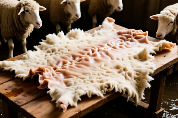 Raw Sheepskins, Not Split, Untanned