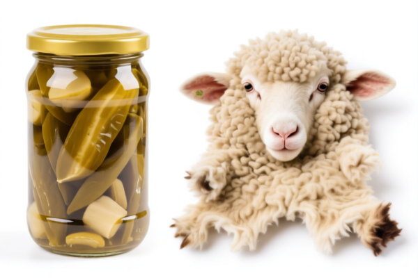 Pickled sheepskins (without wool) for garment lining