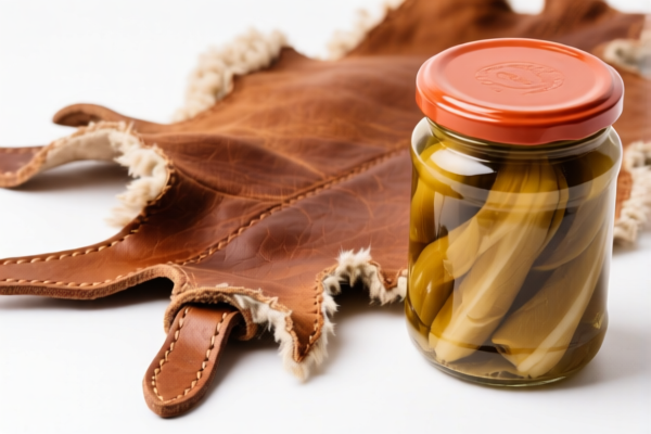 Pickled sheepskins (without wool) for leather goods