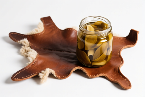 Pickled sheepskins (without wool) for leather goods