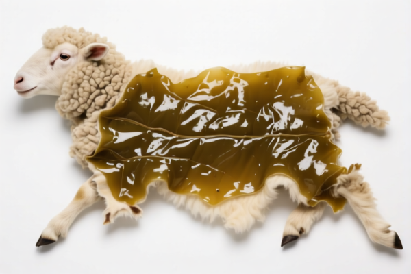 Pickled sheepskins (without wool) for scientific research