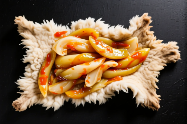 Raw sheepskins (pickled), without wool
