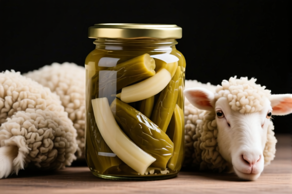 Raw sheepskins (pickled), without wool