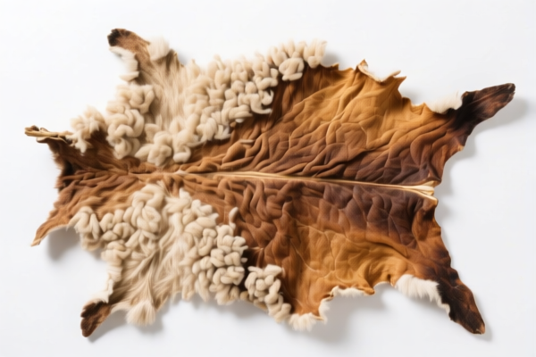 Dried sheepskins (untanned)