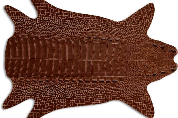 Reptile skins for leather manufacturing
