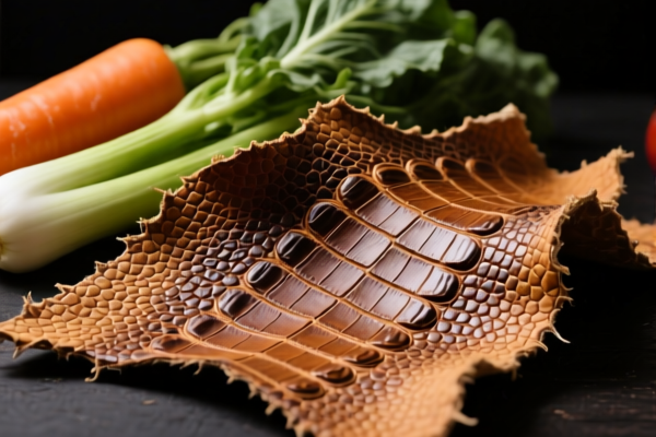 Reptile skins for leather manufacturing