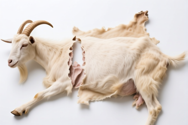 Fresh Untanned Split Goat Skin