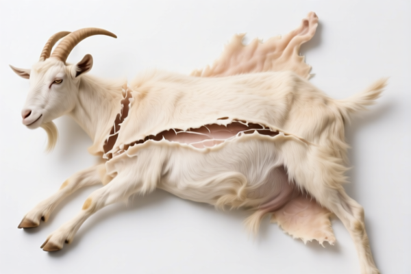 Fresh Untanned Split Goat Skin