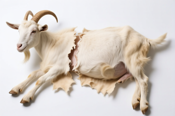 Fresh Untanned Split Goat Skin