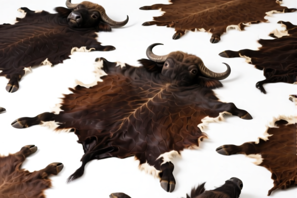 Other raw buffalo hides