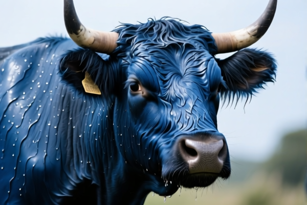 Image for Wet blue bovine lining leather for shoes