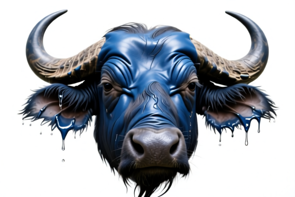 Image for Wet blue buffalo face leather