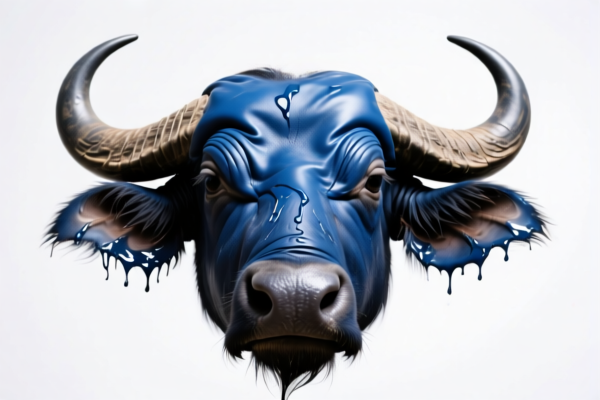 Image for Wet blue buffalo face leather