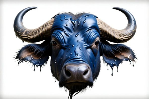 Image for Wet blue buffalo face leather