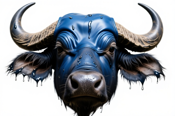 Image for Wet blue buffalo face leather