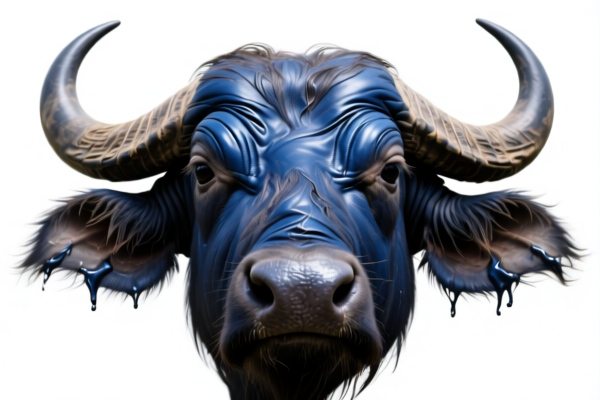 Image for Wet blue buffalo full grain face leather