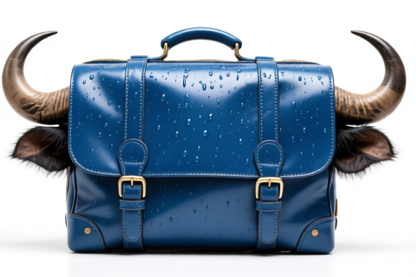Image for Wet blue buffalo luggage leather