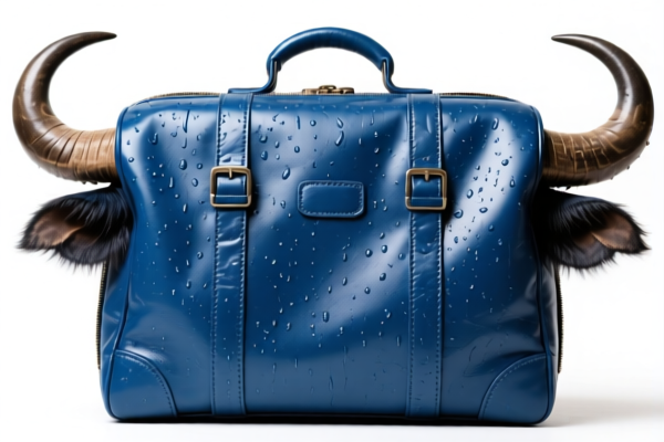 Image for Wet blue buffalo luggage leather