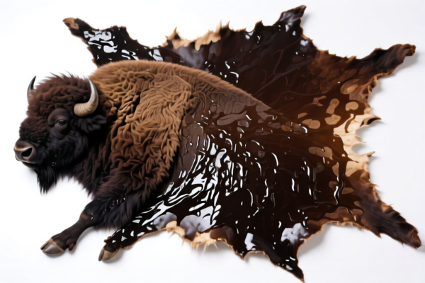 Wet State Buffalo Hide