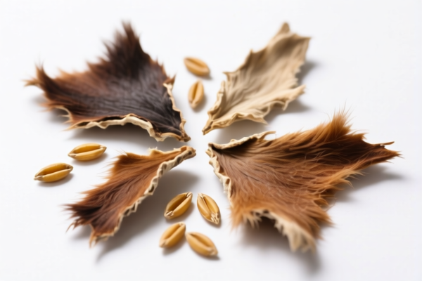 Dry equine hide, untanned, grain splits