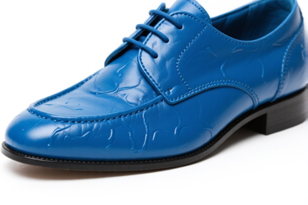 Blue Wet Lambskin