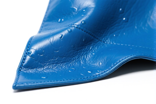 Blue Wet Lambskin