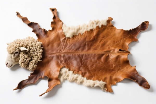 Dry Sheepskins for Leather Production
