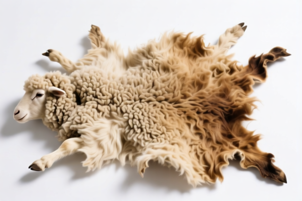 Unfinished Dry Sheepskins