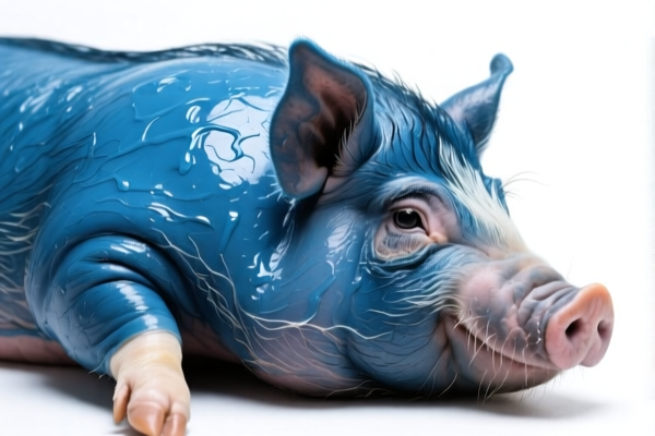 Image for Wet blue pig skin